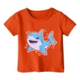 thumbnail image 2 of TZEWGL Tees For Child Cute Graphic Short Sleeve Ocean Print Clothes For Toddlers size 8-9T, 2 of 3