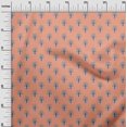 thumbnail image 2 of oneOone Cotton Poplin Fabric Floral & Flying Swan Block Print Fabric By Yard 42 Inch Wide, 2 of 4