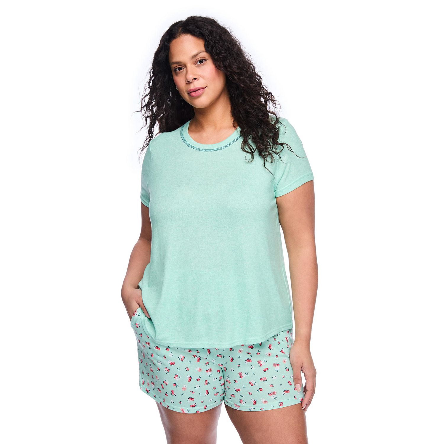 George Women's Plus Two Piece Pajama Set