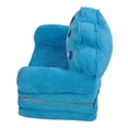 thumbnail image 1 of Foldable Cartoon Chair, Lovely Crown Multi Functional, Kindergarten Reading Sofa, Blue, with Cloth Material, for Indoor and Outdoor Use, 1 of 7
