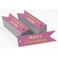 thumbnail image 2 of Inkdotpot Real Gold Foil Merry Christmas Tags Favor Hang Paper Tags 50 Pieces, 2 of 6