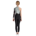 thumbnail image 2 of RUNQHUI Leotard Gymnastic for Girls One Piece Color Block Ballet Dance Jumpsuit Tumbling Skating Gray 8, 2 of 7