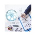 thumbnail image 5 of FYY 2 Pcs Multifunctional Geometric Ruler, Geometric Drawing Template Measuring Tool Plastic Mathematics Drawing Ruler, Draft Rulers for Student Schoo, 5 of 5