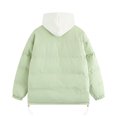 thumbnail image 3 of Styesk Jackets for Men Zipper Up Warm Jackets Outdoor Plus Size Work Coats Hooded Color Block Puffer Jacket Casual Comfy Wind Breaker Jackets with Pockets, 3 of 8