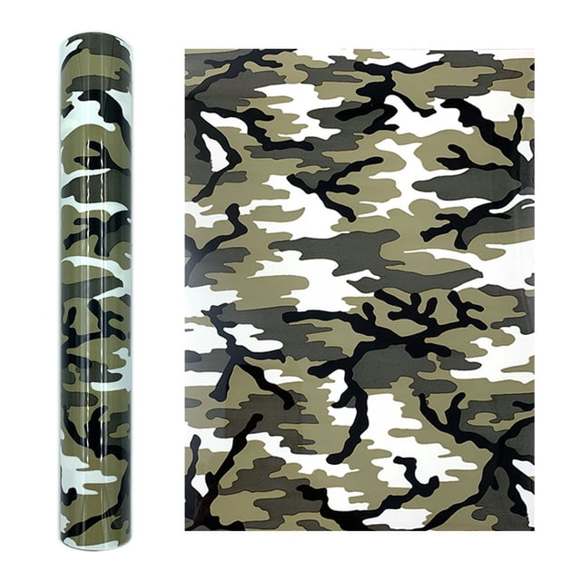 PVCS Vinyle de Transfert Thermique Camouflage à Imprimé Léopard Vinyle d'Impression pour Vêtements