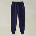 thumbnail image 2 of HBFAGFB Casual Pants for Men Going Out Lightweight Comfortable Work Trousers with Pockets Navy Size L, 2 of 3