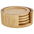 thumbnail image 1 of Main Stays Bamboo Coaster Set, 1 of 4
