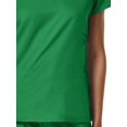 thumbnail image 2 of EON Women's COOLMAX V-Neck Solid Scrub Top, 2 of 2