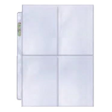 Ultra PRO 4-Pocket Platinum Page with 3-1/2 X 5-1/4 Pockets