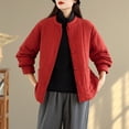 thumbnail image 4 of Lovzfmll Versatile Casual Jacket, Thicker Style for Fall and Winter Red, M, 4 of 7