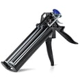 thumbnail image 3 of Manual Cartridge Caulking Gun, Double Component Dripless Adhesive Cartridge Applicator, 28:1 High Thrust ratio Dual Epoxy Gun for Panel Board Tile Bond, Compatible with 400ml/13.5oz 1:1 Dual Cartridge, 3 of 6
