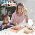 thumbnail image 4 of Toddler Musical Instruments-Montessori Wooden Educational Toys for Toddlers 1-3 Baby Musical Instruments Neutral Color Musical Instruments Set with Xylophone Maracas, 4 of 7