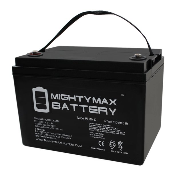 12V 110AH SLA Battery Replaces Hybrid 10,000 Watt Solar Generator