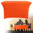 thumbnail image 4 of Spandex Table Cover For 6 Foot Rectangle Tables 6 Pack Tablecloth Elastic 6ft Folding Tablecloths For Vendor Booth Display Banquet Buffet Event Craft, 4 of 7