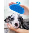 thumbnail image 1 of 1 Pce Gant de Bain en Silicone Bleu pour Animaux, 1 of 3