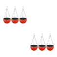 thumbnail image 4 of Wweixi 3pieces Stylish Planters For Hanging Pot Flower Plant Hanging Garden orange S 2Set, 4 of 6