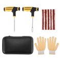 thumbnail image 1 of Unique Bargains 10 Pcs Tire Repair Kit Flat Tire Repair Tool to Fix Punctures for Jeep, Car, RV, SUV, UTV, Truck, Motorcycle, Tractor Puncture Repair Set Black, 1 of 7
