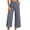 Grey, variant on XZNGL Golf Pants for Women, High Waist Cropped Straight Leg with Button Front Closure, Side Pockets, Polyester Spandex Blend, Casual Outdoor Work Trousers