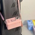 thumbnail image 4 of Multifunctional Cosmetic Bag Phone Case Funny Suitcase Crossbody Phone Case Creative Cool Storage Box Shape Phone Case Multifunctional Crossbody Phone Bag Purse, 4 of 4