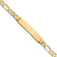 thumbnail image 1 of Bracelet Figaro ID en Or Jaune 14 K, 1 of 4