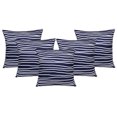 thumbnail image 1 of Oussum Housses de Coussin Décoratives pour la Maison en Coton à Impression Numérique, Taies d'Oreiller à Fermeture Éclair, Vague, Ensemble de 5, 1 of 5