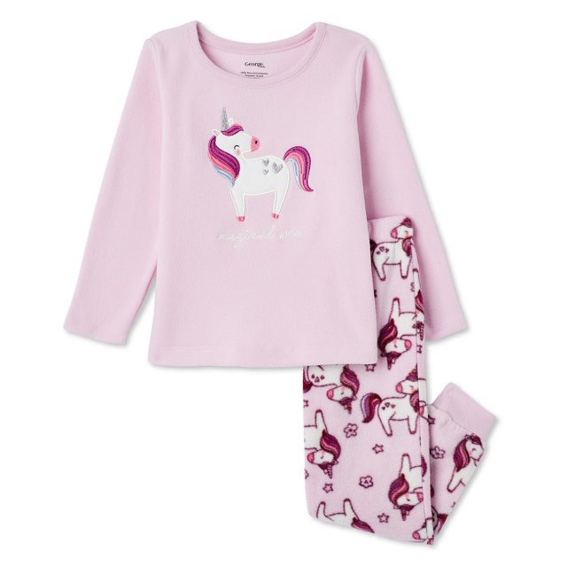 Pyjama 2 pièces en molleton George pour petites filles