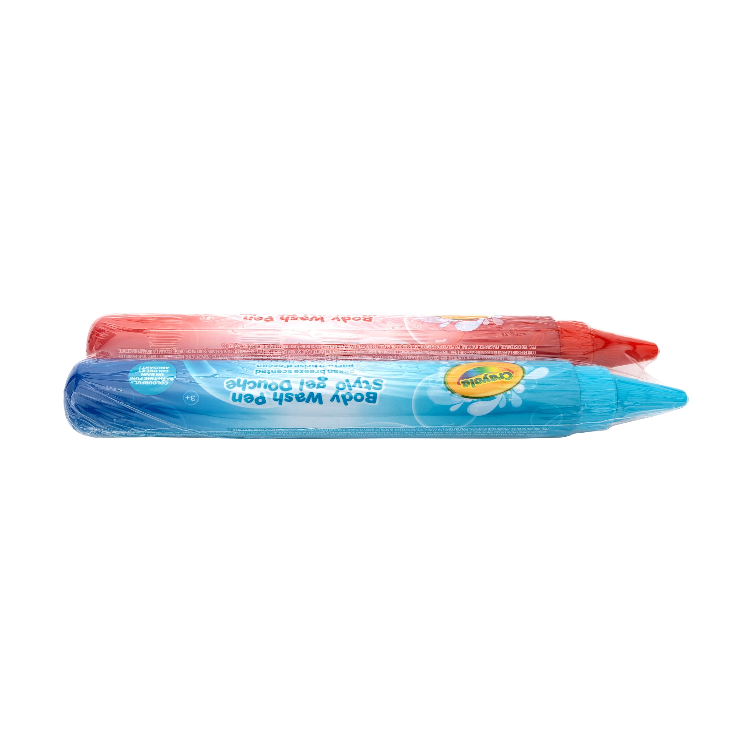 Stylos gel douche Crayola Bleu & Rouge