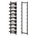 thumbnail image 1 of Gymax 9 Bottles Wall Mounted Wine Rack Metal Wine Display Holder Organizer, 1 of 10