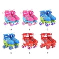 thumbnail image 4 of QualitChoice Lot de 2/lot Patins à Roulettes Réglables pour Enfants Filles Rose Roue Respirant et Bout à Tirer Rose Sans Paillettes, 4 of 6