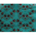 thumbnail image 4 of oneOone Georgette Viscose Fabric Floral Block Printed Craft Fabric BTY 42 Inch Wide, 4 of 4