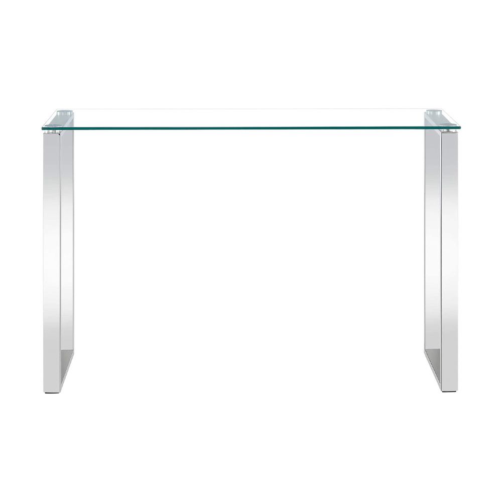 Heavenly Collections Console Moyenne en Verre pour Entrée et Salon, Largeur 36 Pouces, Style Moderne