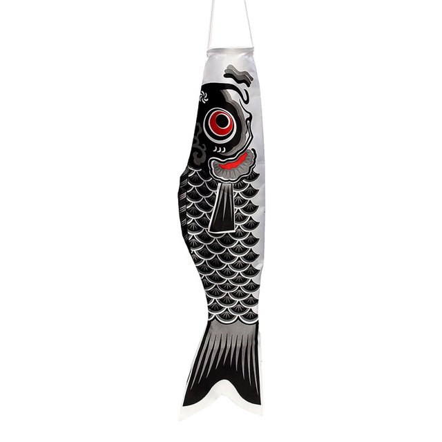 EGNMCR Windsock Streamer Fish Flag Kite Home Outdoors Hanging Decoration a flags