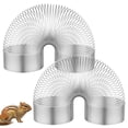 thumbnail image 2 of 2Pcs Squirrel Proof Spring Squirrel Baffle Metal Spring Device Elastic Squirrel Barrier Spring Type Coil Anti-Squirrel Spring Device for Outdoor Bird Feeder Poles Accessories, 2 of 9