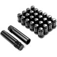 thumbnail image 1 of Krator 24x Écrous de Crantage Noirs 12x1.5 Compatibles avec Toyota Mirai 2016, 1 of 3