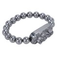 thumbnail image 4 of Terahertz Round Beads Bracelet, Elastic Rope Unblock Meridians Promote Blood Circulation Natural Terahertz Bracelet  For Wrist, 4 of 8
