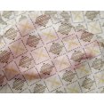 thumbnail image 4 of oneOone Silk Tabby Fabric Leaves & Geometric Block Printed Craft Fabric BTY 42 Inch Wide, 4 of 4