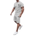 thumbnail image 1 of Men's Suits Quick-Dit Summer Tracksuit for Everyday Casual Outdoor Travel Performance Athletic Set, 1 of 5