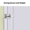 thumbnail image 3 of RXIRUCGD Serrure de Sécurité Domestique pour Porte d'Entrée Serrures de Porte d'Entrée Serrure de Renforcement Domestique Alliage d'Aluminium, 3 of 7