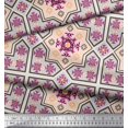 thumbnail image 1 of Soimoi Silk Fabric Floral & Damask Patchwork Decor Fabric Printed Yard 42 Inch Wide, 1 of 3
