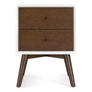 Francesca Solid Wood Frame White Nightstand Bed Side Tables