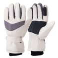 thumbnail image 1 of TIEVOSA Winter UniOutdoor Gloves Ski Plus Velvet New Windproof Anti Riding Gloves（Beige）, 1 of 2
