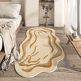 thumbnail image 3 of Area Rugs Rug Cloud Shaped Rug Soft Washable Irregular Rug With Backing For Easy Care Lightweight Throw Blankets for Summer Blankets Pack Fuzzy Throw Knitted Blanket Comfy Blanket Flannel Throw, 3 of 4
