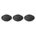 thumbnail image 3 of maskred Plateau de Cuisson Rond Noir Résistant à la Chaleur Antiadhésif Durable Antiadhésif Plateau de Cuisson Rond Sans Perçage 3Ensemble, 3 of 6