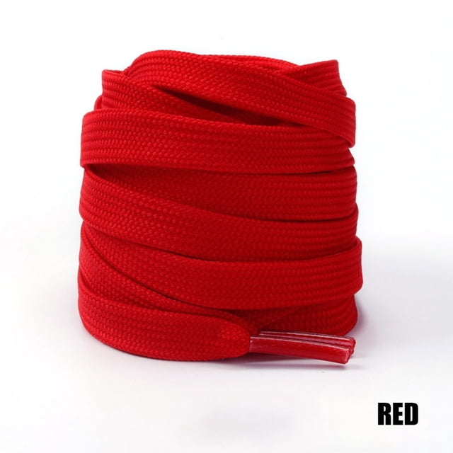 Lefu Thick Flat Fat Shoe Laces Wide Shoelaces All Shoe Types Trainer Boot Shoes