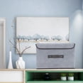 thumbnail image 2 of TopLLC Clothes Storage Bins Closet Organizers and Storage, Linen Fabric Collapsible Storage Boxes with Lids & Reinforced Handles Stackable Storage Cube Containers Baskets for Clothes Toys Office, 2 of 6