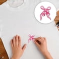 thumbnail image 3 of weibbin Bow Patches - Embroidery Bow Iron on Patch for Clothes Iron on Bows Cute Bow Patch Sticker Embroidered Applique for Sewing Jeans Shirt Hat Jacket Clothing Backpack, 3 of 6