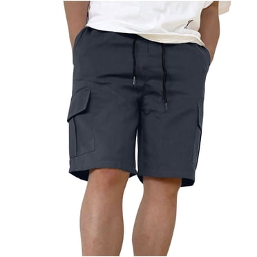 TopLLC Mens Shorts, Mens Pants Shorts Men's Casual Solid Color Casual Drawstring Pockets Elastic Sports Shorts