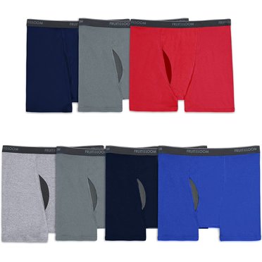 Fruit of the Loom Men's Coolzone Boxer Briefs, Big Man-7 Pack-Assorted Colors, 4X-Large