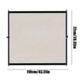 thumbnail image 3 of UsRHHA Retractable Pet Isolation Gate 110x72cm 180x72cm, Household Cats Dogs Protection Barrier, Children Safety Fence, 3 of 6