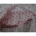 thumbnail image 4 of oneOone Silk Tabby Fabric Chevron Block Print Fabric BTY 42 Inch Wide, 4 of 4
